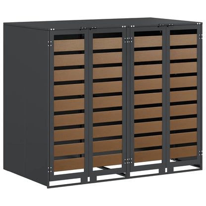 Contenitore per Rifiuti per 3 Bidoni 340 x 77.5 x 115.5 cm