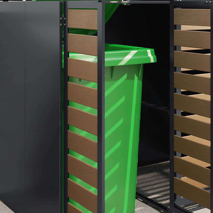 Contenitore per Rifiuti per 3 Bidoni 340 x 77.5 x 115.5 cm