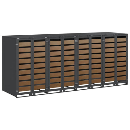 Contenitore per Rifiuti per 3 Bidoni 340 x 77.5 x 115.5 cm