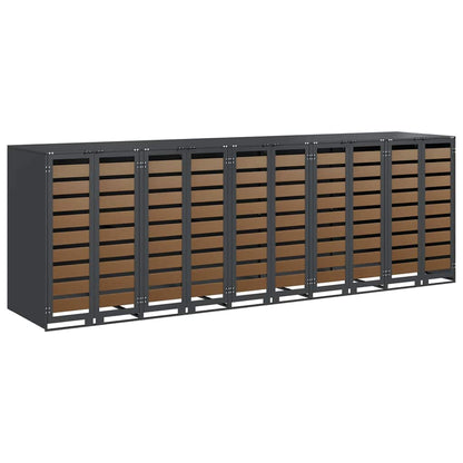 Contenitore per Rifiuti per 3 Bidoni 340 x 77.5 x 115.5 cm
