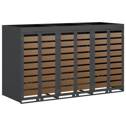 Contenitore per Rifiuti per 3 Bidoni 340 x 77.5 x 115.5 cm
