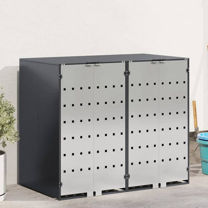 Contenitore per Rifiuti per 3 Bidoni 340 x 77.5 x 115.5 cm