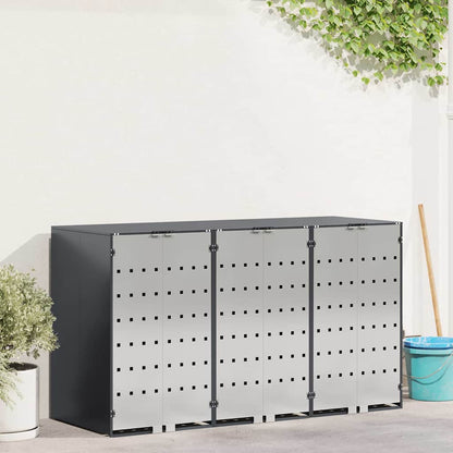 Contenitore per Rifiuti per 3 Bidoni 340 x 77.5 x 115.5 cm