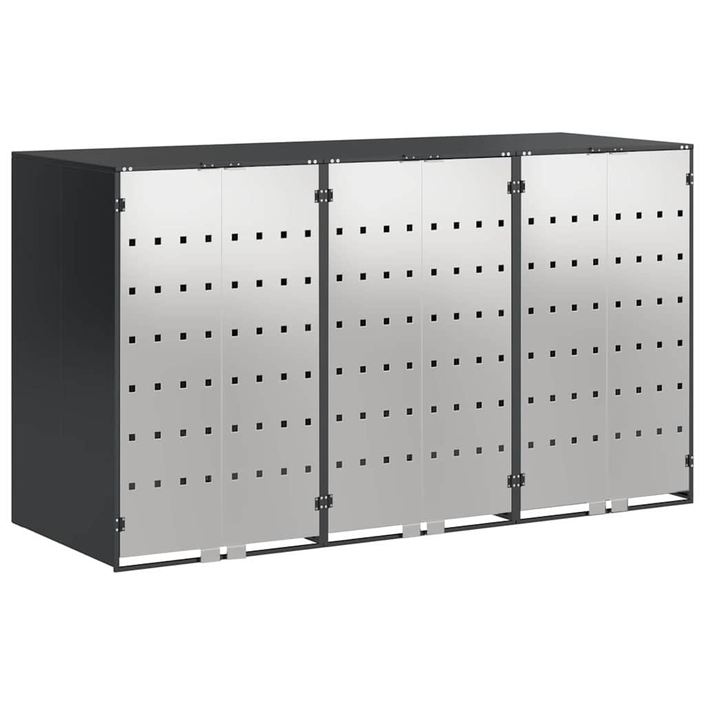 Contenitore per Rifiuti per 3 Bidoni 340 x 77.5 x 115.5 cm