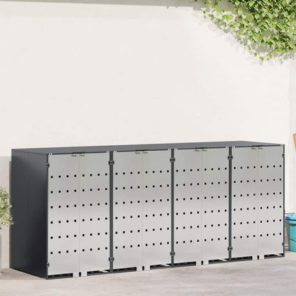 Contenitore per Rifiuti per 3 Bidoni 340 x 77.5 x 115.5 cm