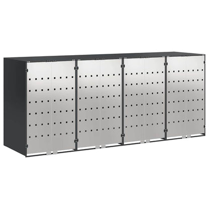Contenitore per Rifiuti per 3 Bidoni 340 x 77.5 x 115.5 cm