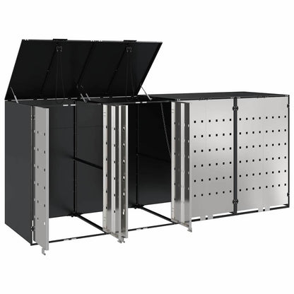 Contenitore per Rifiuti per 3 Bidoni 340 x 77.5 x 115.5 cm