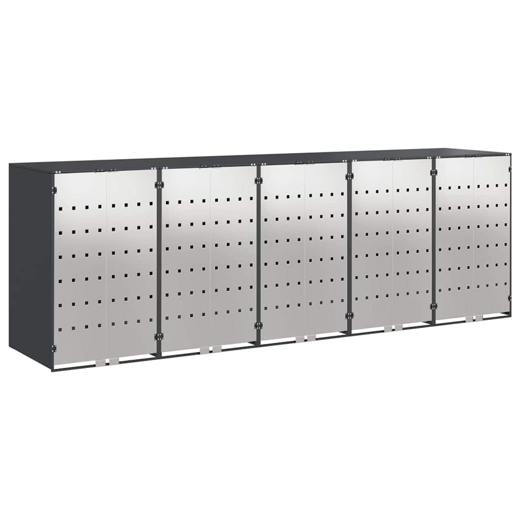 Contenitore per Rifiuti per 3 Bidoni 340 x 77.5 x 115.5 cm