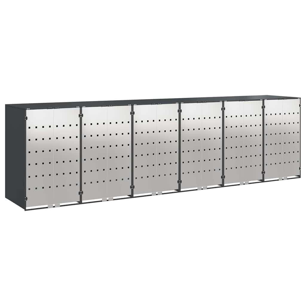 Contenitore per Rifiuti per 3 Bidoni 340 x 77.5 x 115.5 cm