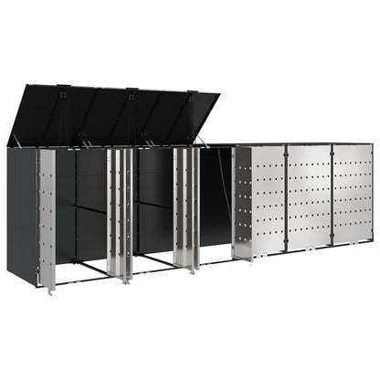 Contenitore per Rifiuti per 3 Bidoni 340 x 77.5 x 115.5 cm