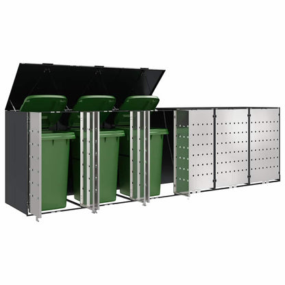 Contenitore per Rifiuti per 3 Bidoni 340 x 77.5 x 115.5 cm