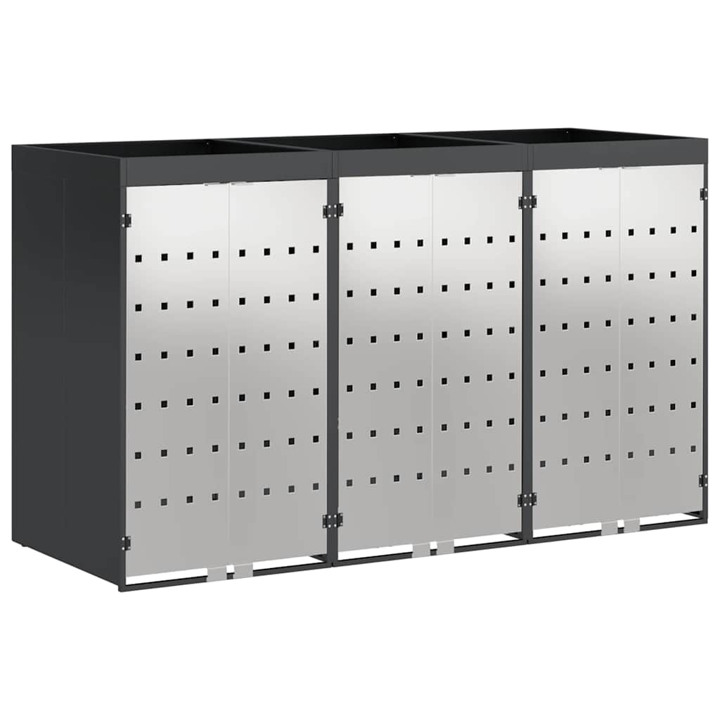 Contenitore per Rifiuti per 3 Bidoni 340 x 77.5 x 115.5 cm