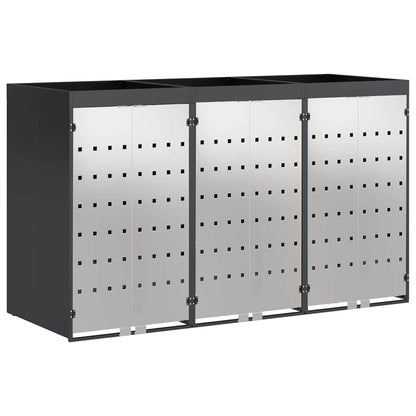 Contenitore per Rifiuti per 3 Bidoni 340 x 77.5 x 115.5 cm