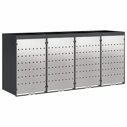Contenitore per Rifiuti per 3 Bidoni 340 x 77.5 x 115.5 cm