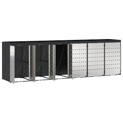 Contenitore per Rifiuti per 3 Bidoni 340 x 77.5 x 115.5 cm