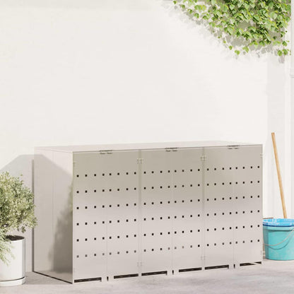 Contenitore per Rifiuti per 3 Bidoni 340 x 77.5 x 115.5 cm