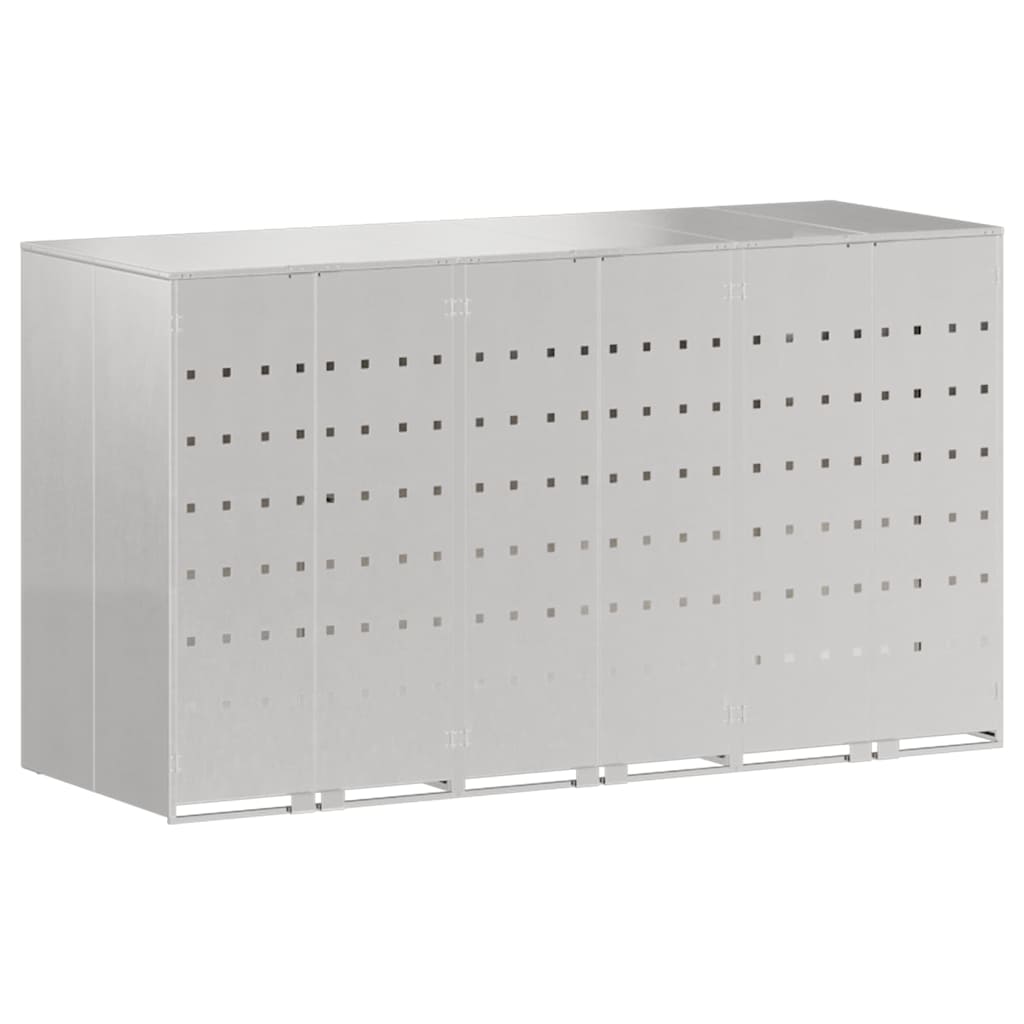 Contenitore per Rifiuti per 3 Bidoni 340 x 77.5 x 115.5 cm