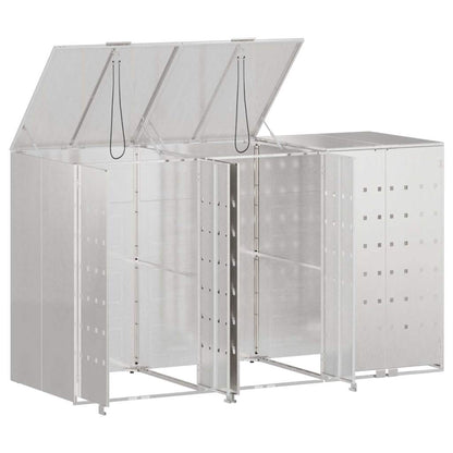 Contenitore per Rifiuti per 3 Bidoni 340 x 77.5 x 115.5 cm