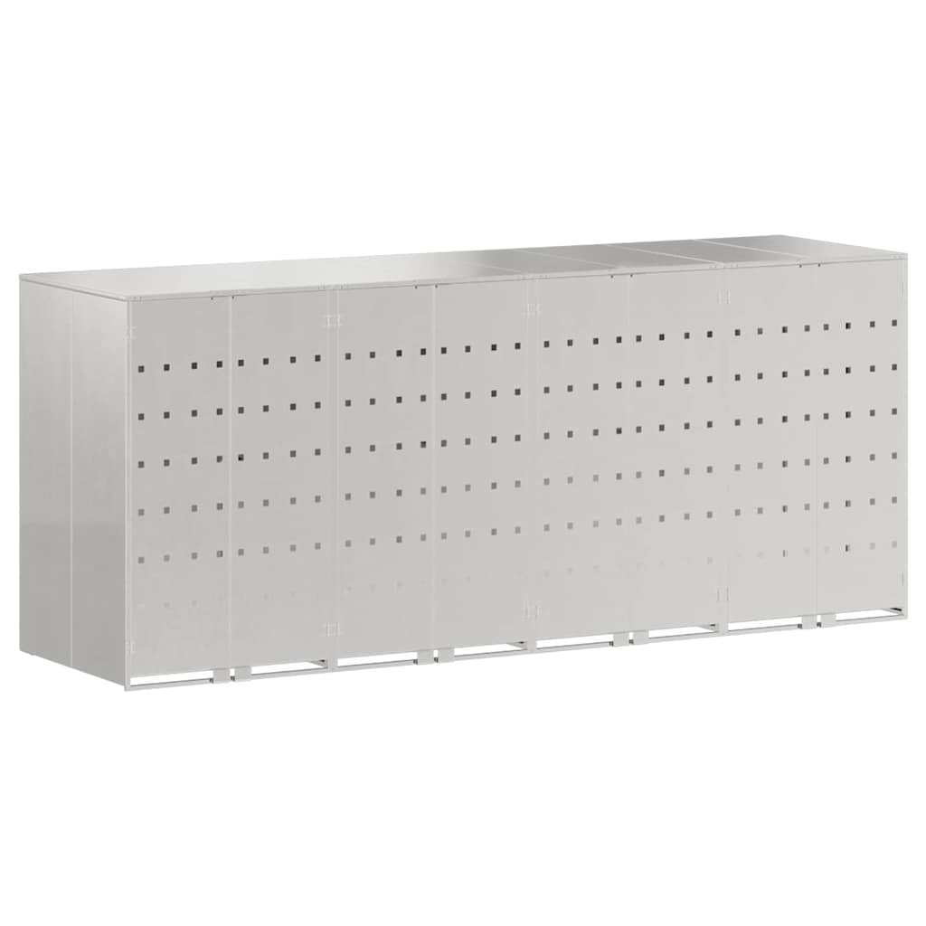 Contenitore per Rifiuti per 3 Bidoni 340 x 77.5 x 115.5 cm