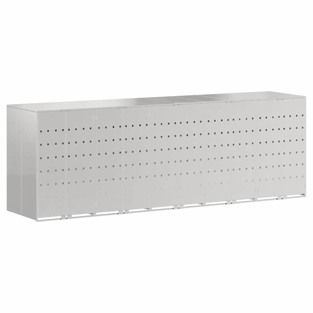 Contenitore per Rifiuti per 3 Bidoni 340 x 77.5 x 115.5 cm