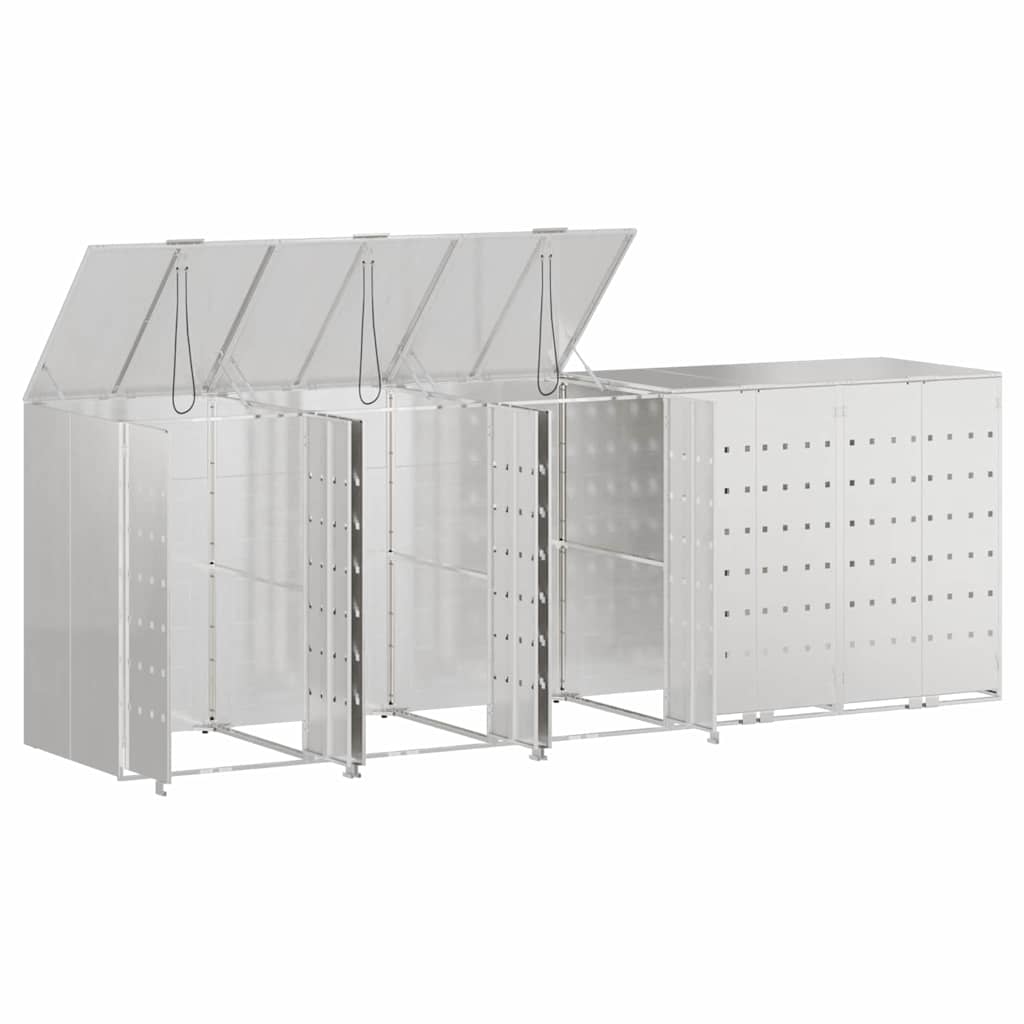 Contenitore per Rifiuti per 3 Bidoni 340 x 77.5 x 115.5 cm