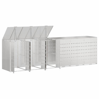 Contenitore per Rifiuti per 3 Bidoni 340 x 77.5 x 115.5 cm