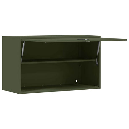 Armadio a muro per garage Oliver verde 90 x 40 x 53 cm