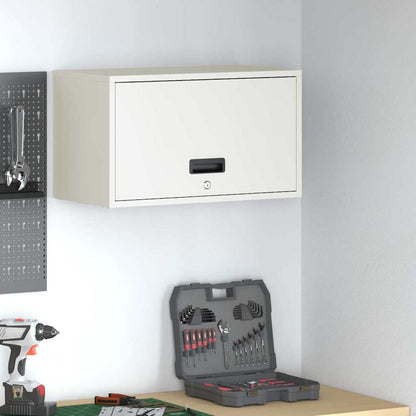 Armadio a muro per garage Bianco 60 x 33 x 35 cm