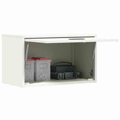 Armadio a muro per garage Bianco 60 x 33 x 35 cm