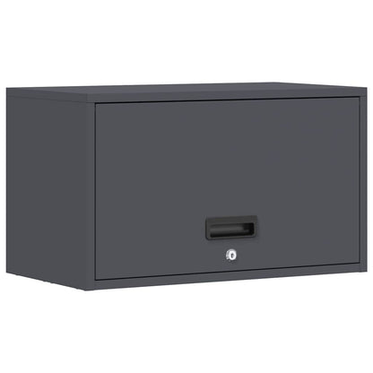 Armadio a muro per garage Antracite 60 x 33 x 35 cm