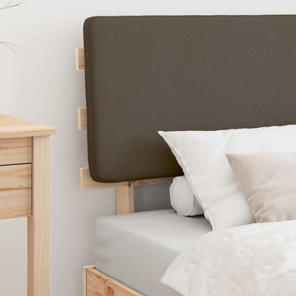 Letto con Testiera Rivestita Talpa 100 x 200 cm Pino massello