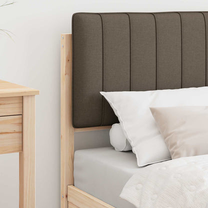 Letto con Testiera Rivestita Talpa 75 x 190 cm Pino massello
