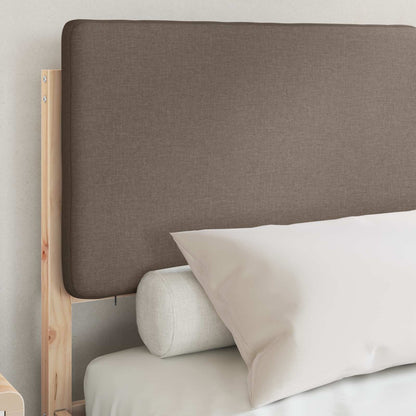 Letto con Testiera Rivestita Talpa 150 x 200 cm Pino massello