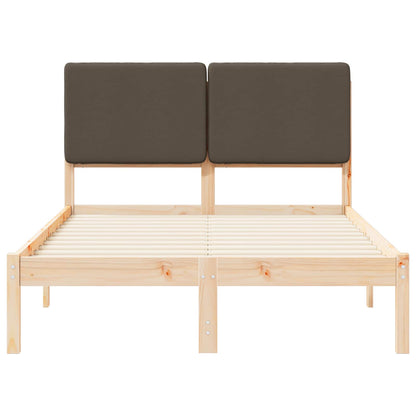 Letto con Testiera Rivestita Talpa 120 x 200 cm Pino massello