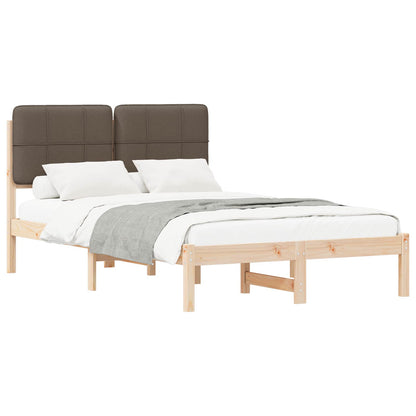 Letto con Testiera Rivestita Talpa 120 x 200 cm Pino massello