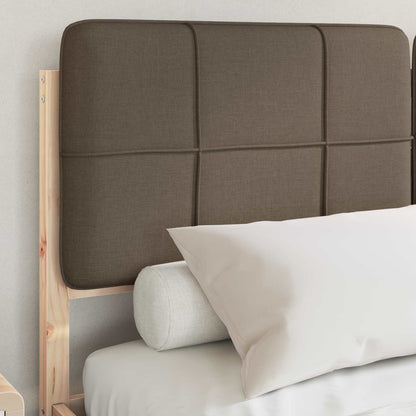 Letto con Testiera Rivestita Talpa 140 x 190 cm Pino massello