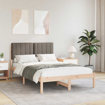 Letto con Testiera Rivestita Talpa 120 x 190 cm Pino massello
