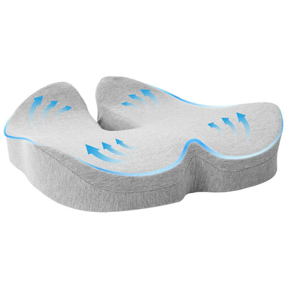 Cuscino con cuscino Grigio chiaro 50 x 43 x 10 cm Cotone