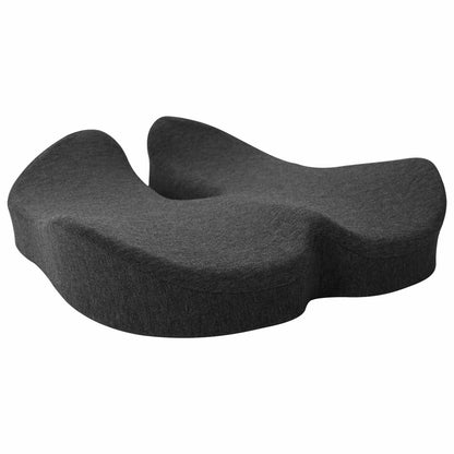 Cuscino con cuscino Grigio scuro 50 x 43 x 10 cm Cotone