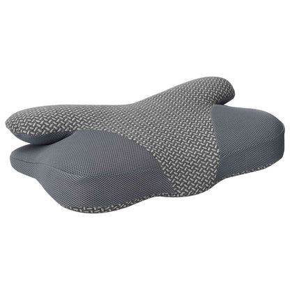 Cuscino per Collo Grigio 58 x 36 x 13 cm Schiuma Memory