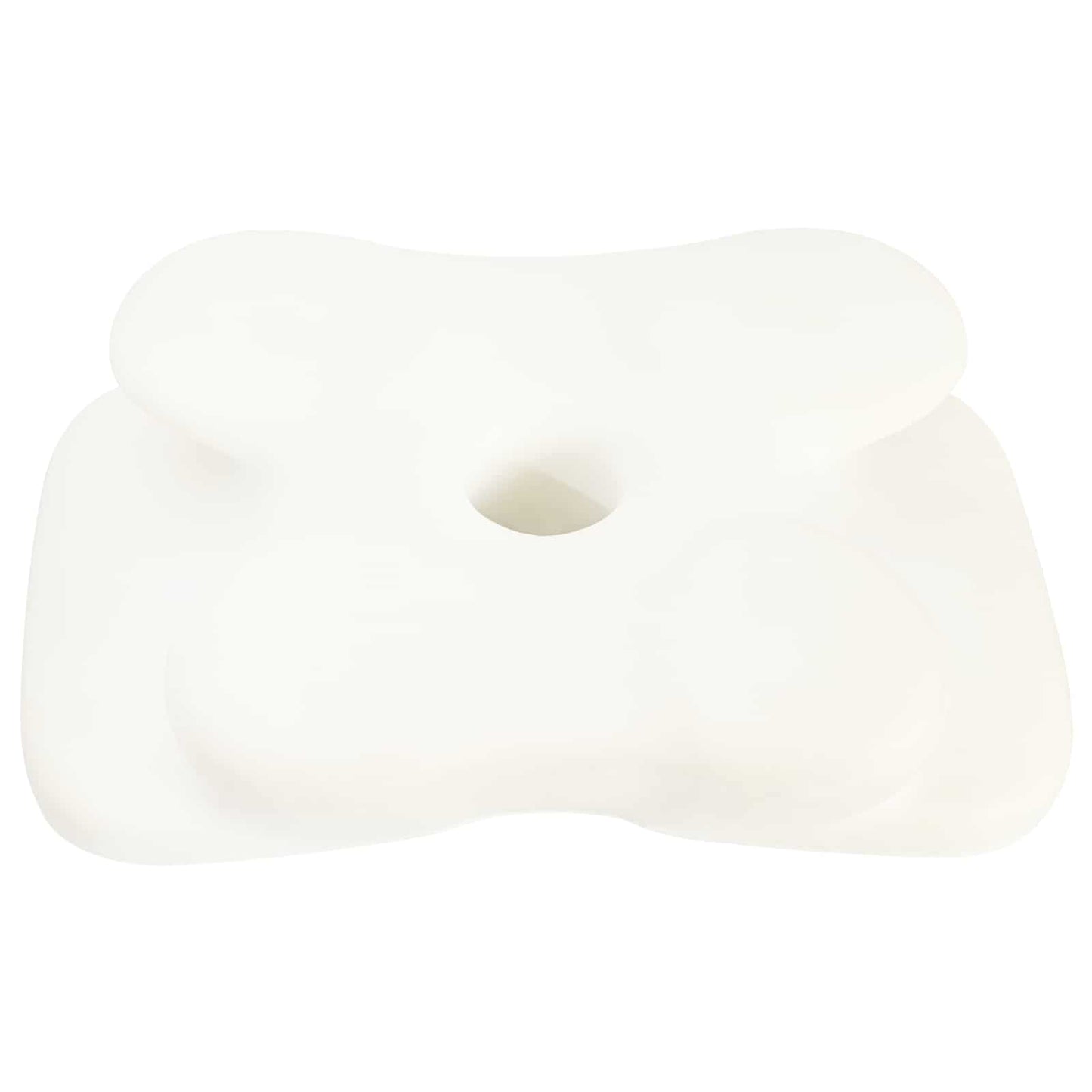 Cuscino per Collo Bianco 58 x 37,5 x 12 cm Schiuma Memory