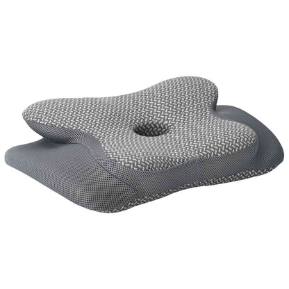 Cuscino per Collo Grigio 58 x 38 x 12 cm Schiuma Memory