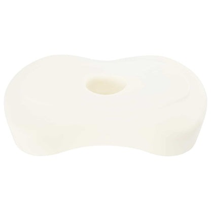 Cuscino per Collo Grigio 53 x 34,5 x 10,5 cm Schiuma Memory