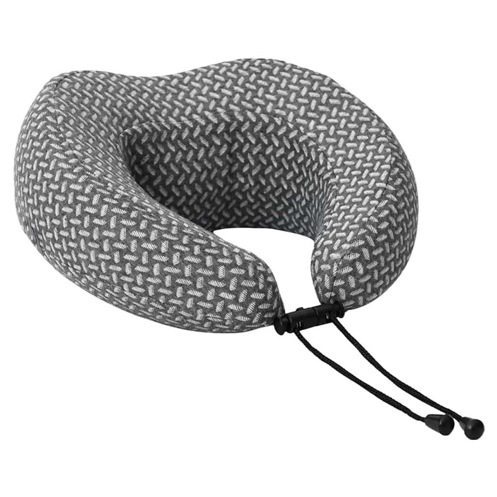 Cuscino da Viaggio per il Collo Grigio 30 x 28 x 14 cm