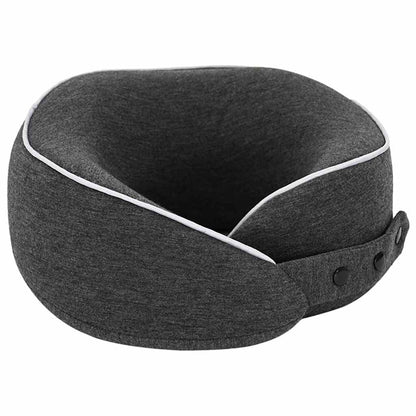 Cuscino da Viaggio per il Collo Grigio scuro 28 x 28 x 14 cm
