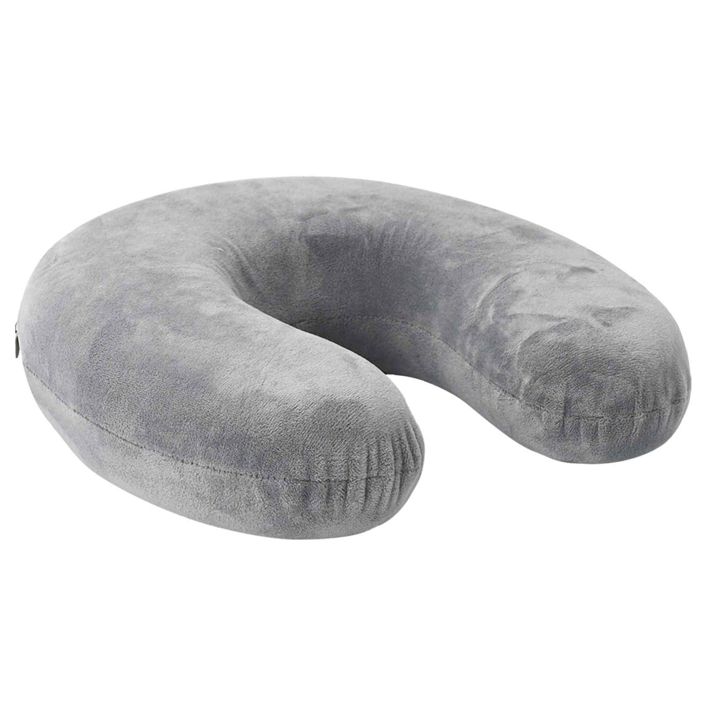 Cuscino da Viaggio per il Collo Grigio 27 x 27 x 8,5 cm