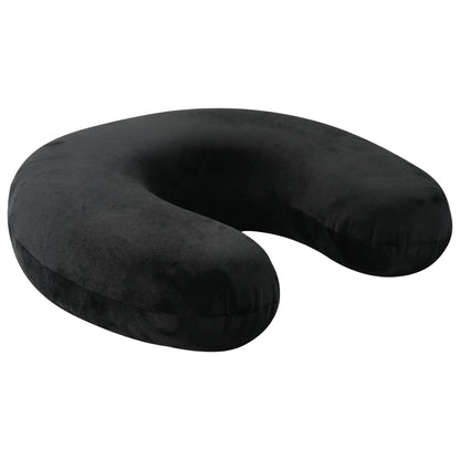 Cuscino da Viaggio per il Collo Nero 27 x 27 x 8 cm