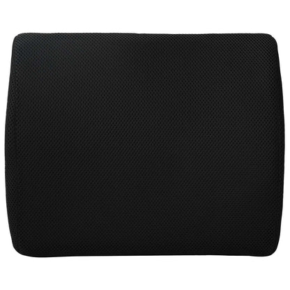 Cuscino per Schiena Nero 35,5 x 30 x 12 cm Schiuma Memory