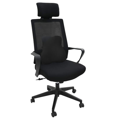 Cuscino Regolabile Nero 40 x 40 x 11 cm Schiuma Memory