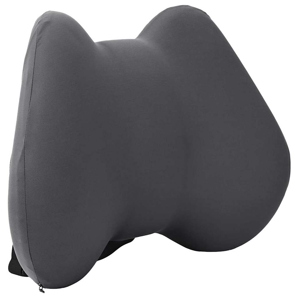 Cuscino per Schiena Grigio 40 x 32 x 14 cm Schiuma Memory